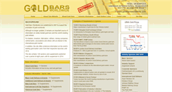 Desktop Screenshot of goldbarsworldwide.com